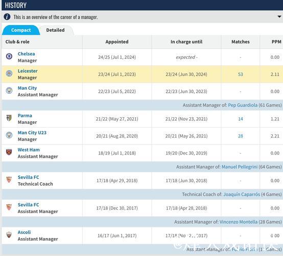 本赛季第二次当选！官方：马雷斯卡荣膺英超11月最佳主帅